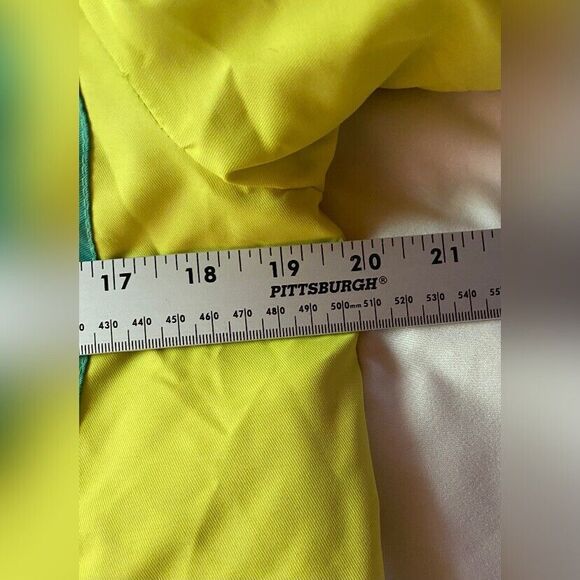 All In Motion Jacket Women’s Large Green Yellow Zip Outdoor Snow Winter - Picture 5 of 6